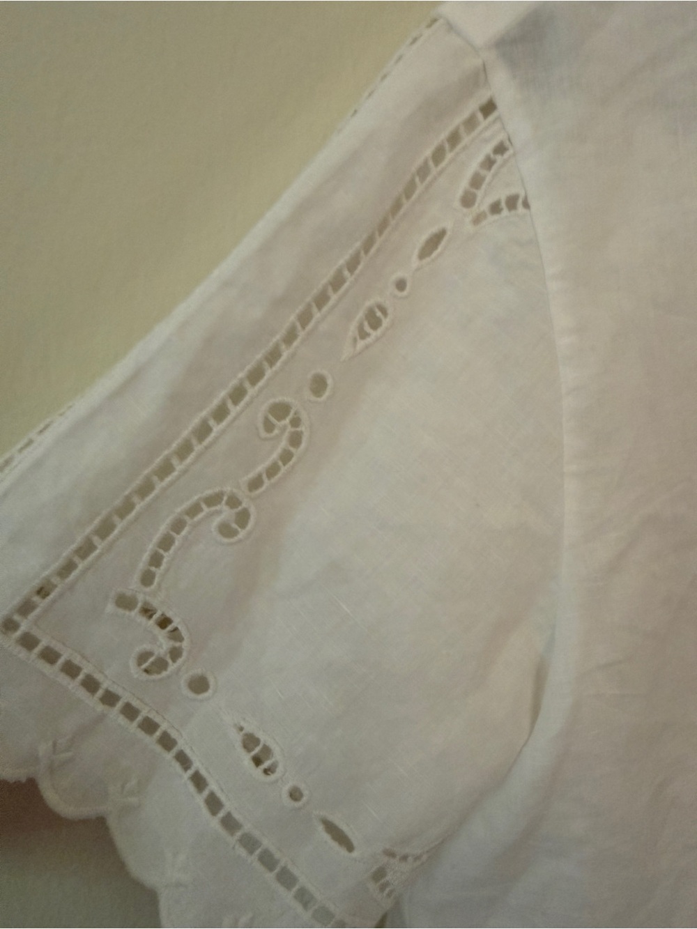 Madewell White Eyelet Boxy Crop Button-Front Shirt Size Small NWT OA388 - Picture 13 of 16